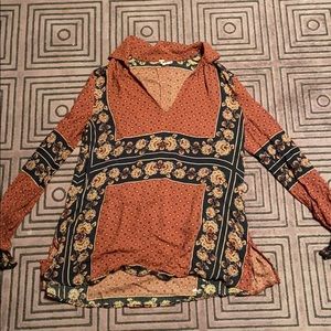 Free people tunic long sleeve top